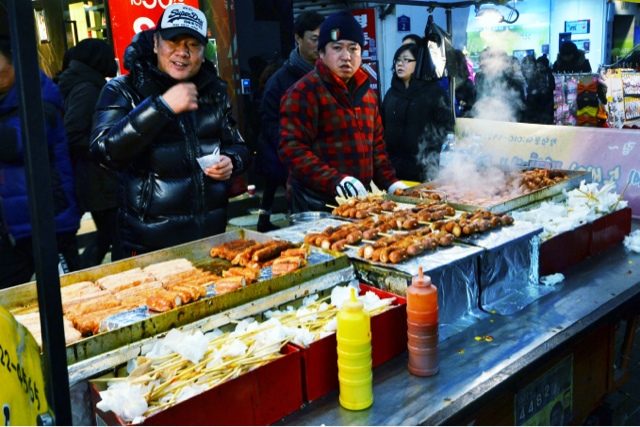 TRAVELS: STREET FOOD IN MYEONG-DONG, Seoul, Korea