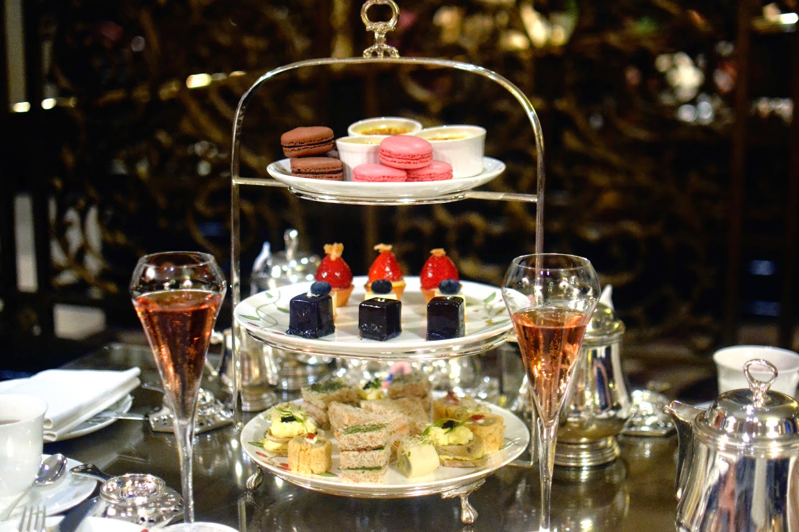 TIFFIN AFTERNOON TEA AT THE LANGHAM’S PALM COURT IN COLLABORATION WITH PAUL LAFAYET Tsim Sha Tsui Hong Kong