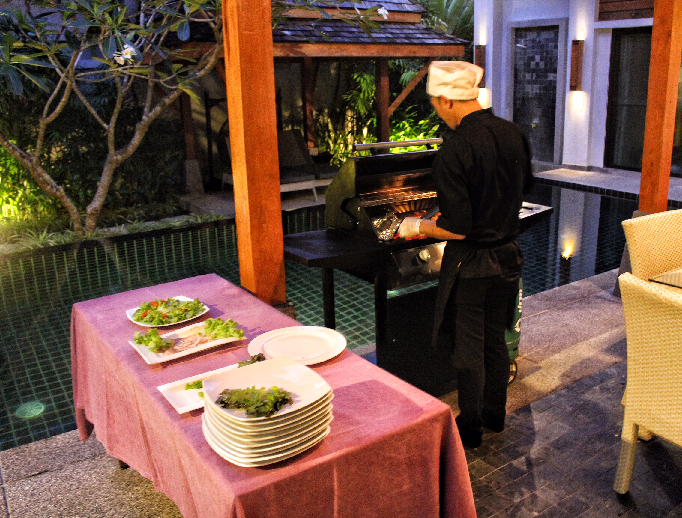 IN-VILLA PRIVATE BBQ The Bell Pool Villa Resort Phuket