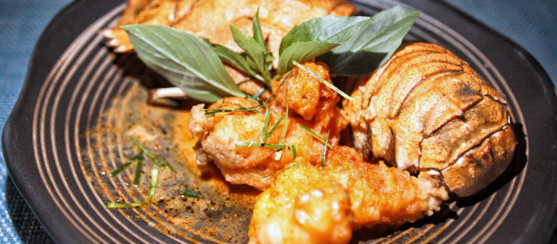 Andaman Seafood Set at Rak Talay Restaurant Pimalai Resort & Spa Koh Lanta