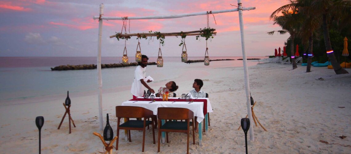 Private Beach Dinner at Oaga Art Resort Maldives