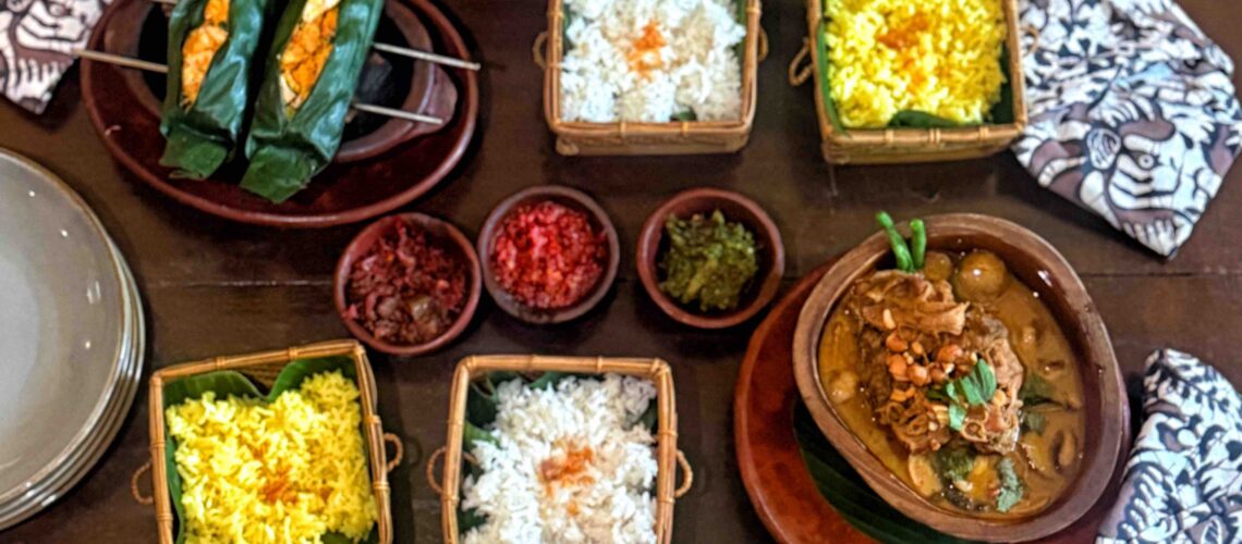 Dining at Hotel Tugu Bali